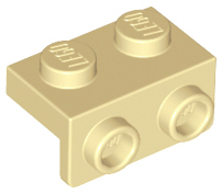 Tan Bracket 1 x 2 - 1 x 2