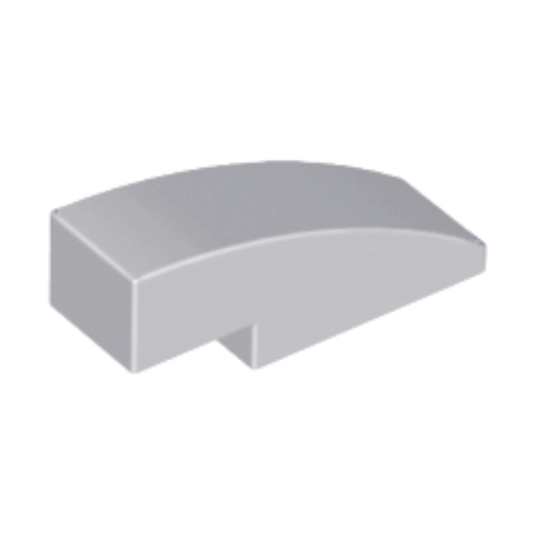 Light Bluish Gray Slope, Curved 3 x 1