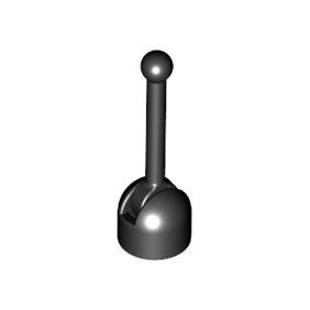 Black Antenna Small Base with Black Lever 4592 / 4593