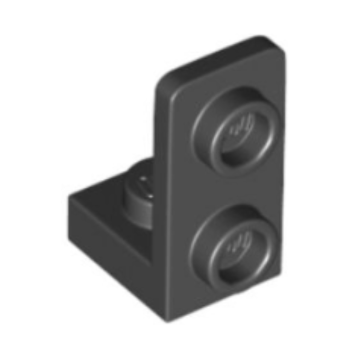 Black Bracket 1 x 1 - 1 x 2 Inverted