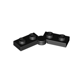 Black Hinge Plate 1 x 4 Swivel 2429 / 2430