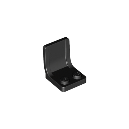 Black Minifigure, Utensil Seat / Chair 2 x 2