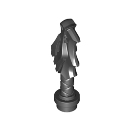 Black Minifigure, Weapon Sword Hilt with Dragon Head