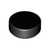 Black Tile, Round 1 x 1