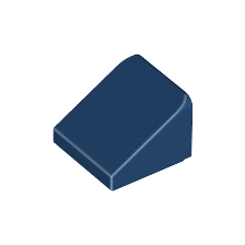 Dark Blue Slope 30 1 x 1 x 2/3