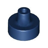 Dark Blue Tile, Round 1 x 1 with Bar and Pin Holder