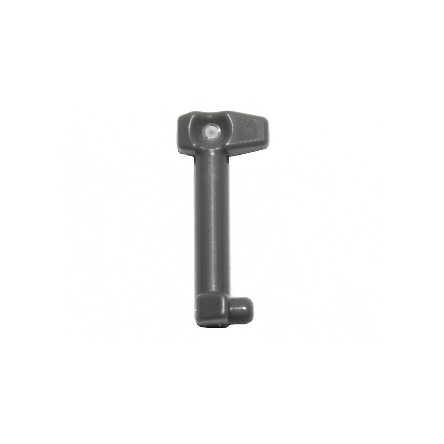 Dark Bluish Gray Minifigure, Helmet Antenna / Rangefinder with Rounded Shaft for Helmet SW Clone Trooper with Holes