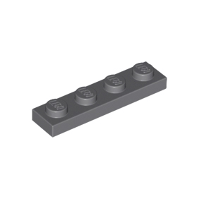 Dark Bluish Gray Plate 1 x 4