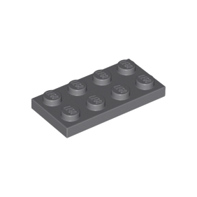 Dark Bluish Gray Plate 2 x 4