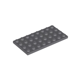 Dark Bluish Gray Plate 4 x 8
