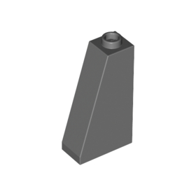 Dark Bluish Gray Slope 75 2 x 1 x 3 - Hollow Stud