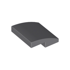Dark Bluish Gray Slope, Curved 2 x 2 x 2/3