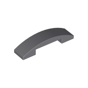 Dark Bluish Gray Slope, Curved 4 x 1 x 2/3 Double