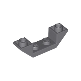 Dark Bluish Gray Slope, Inverted 45 4 x 1 Double