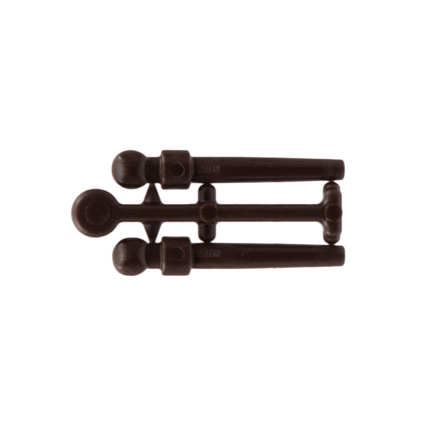 Dark Brown Minifigure, Utensil Wand, 2 on Sprue