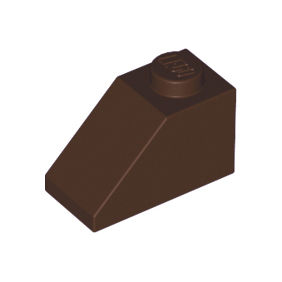 Dark Brown Slope 45 2 x 1