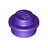 Dark Purple Plate, Round 1 x 1