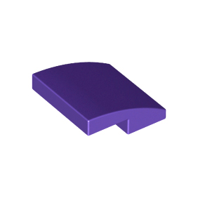 Dark Purple Slope, Curved 2 x 2 x 2/3