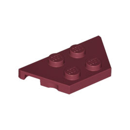Dark Red Wedge, Plate 2 x 4