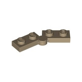 Dark Tan Hinge Plate 1 x 4 Swivel 2429 / 2430