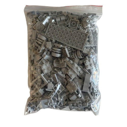 LEGO i lösvikt | 200 gram | Ljusgrå mix