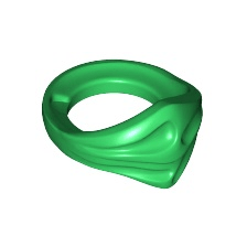 Green Minifigure Bandana Ninja
