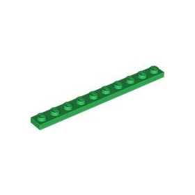 Green Plate 1 x 10