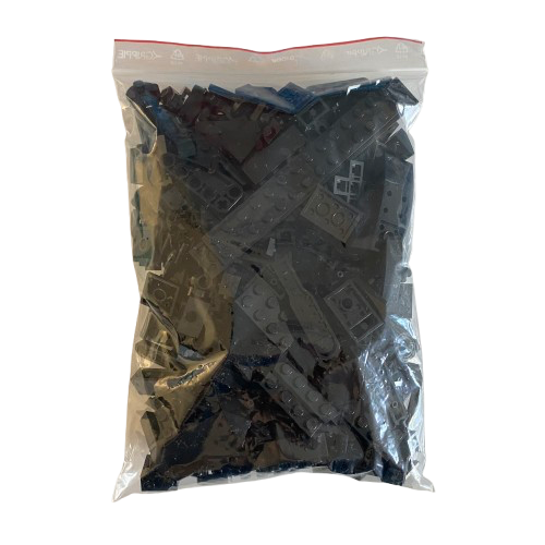 LEGO i lösvikt | 200 gram | Svart mix