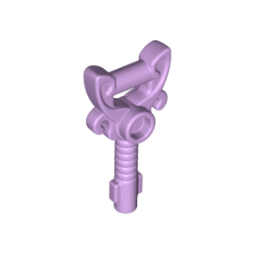 Lavender Minifigure, Utensil Key, Ornamented with 1 Stud