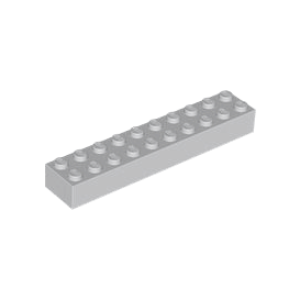 Light Bluish Gray Brick 2 x 10