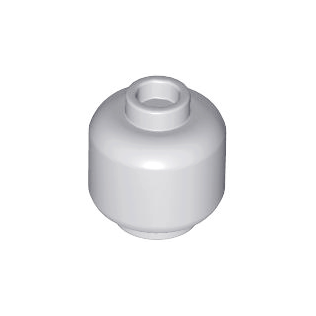 Light Bluish Gray Minifigure, Head Plain