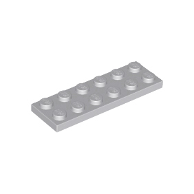 Light Bluish Gray Plate 2 x 6