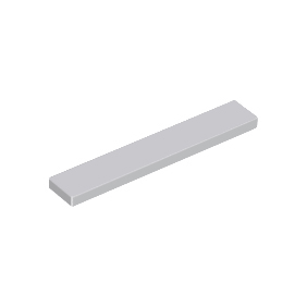 Light Bluish Gray Tile 1 x 6