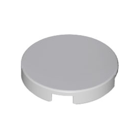 Light Bluish Gray Tile, Round 2 x 2 with Bottom Stud Holder