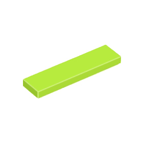 Lime Tile 1 x 4