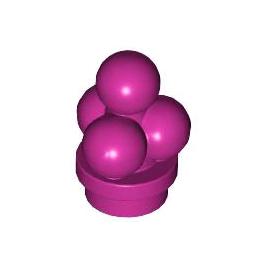 Magenta Ice Cream Scoops