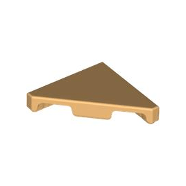 Medium Tan Tile, Modified 2 x 2 Triangular