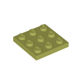 Olive Green Plate 3 x 3