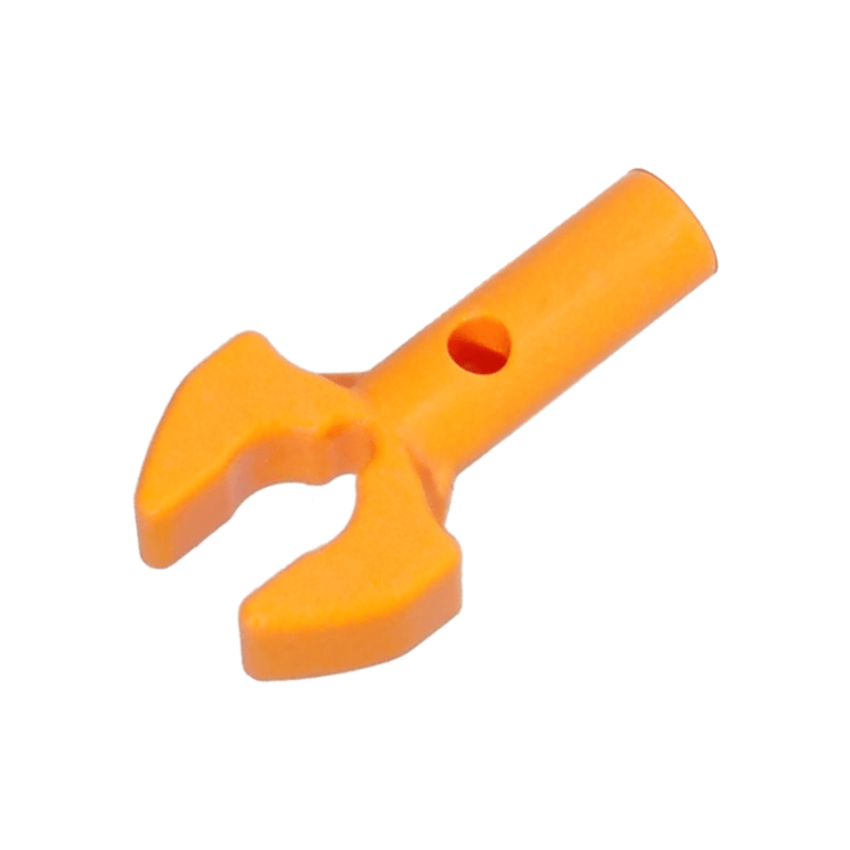 Orange Bar 1L with Clip Mechanical Claw - Cut Edges and Hole on Side