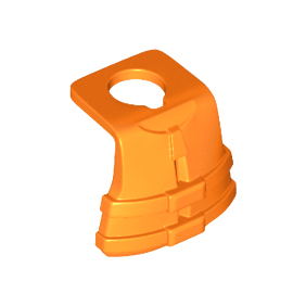 Orange Minifigure Life Jacket, 2 Straps