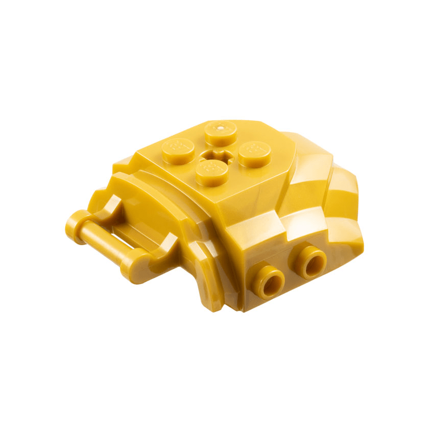Pearl Gold Cockpit Front 4 x 5 x 2 with Bar Handle and Studs on Sides