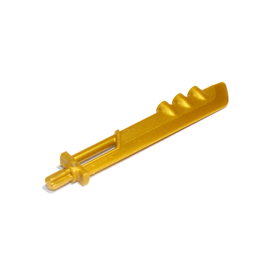 Pearl Gold Large Figure Weapon, Blade with 3 Bar Holders and Axle