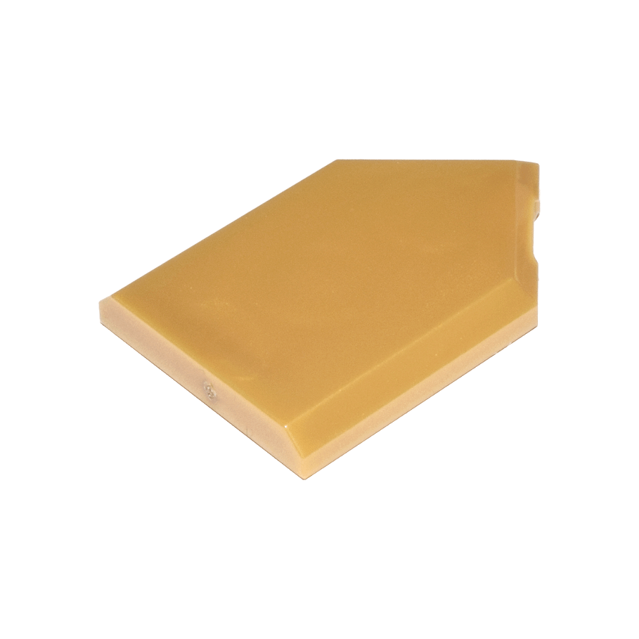 Pearl Gold Tile, Modified 2 x 3 Pentagonal