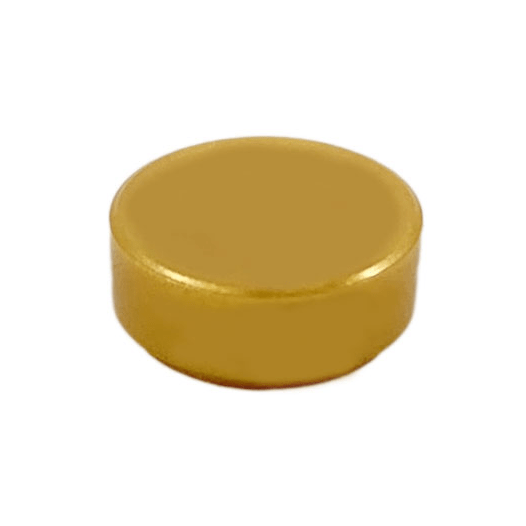 Pearl Gold Tile, Round 1 x 1
