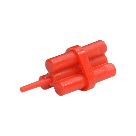 Red Minifigure, Utensil Dynamite Sticks Bundle