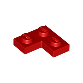 Red Plate 2 x 2 Corner