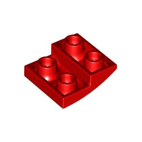 Red Slope, Curved 2 x 2 x 2/3 Inverted