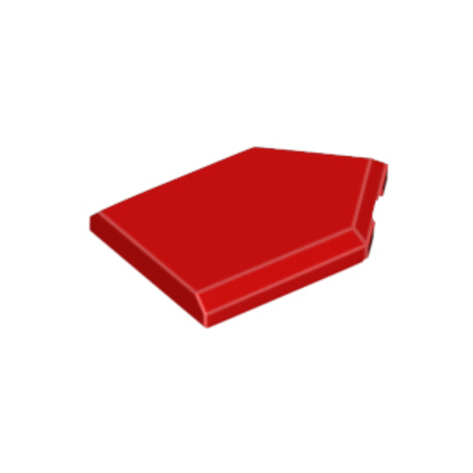 Red Tile, Modified 2 x 3 Pentagonal