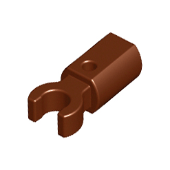 Reddish Brown Bar Holder with Clip
