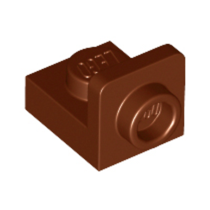 Reddish Brown Bracket 1 x 1 - 1 x 1 Inverted